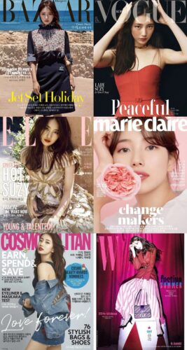 Suzy trên các trang bìa