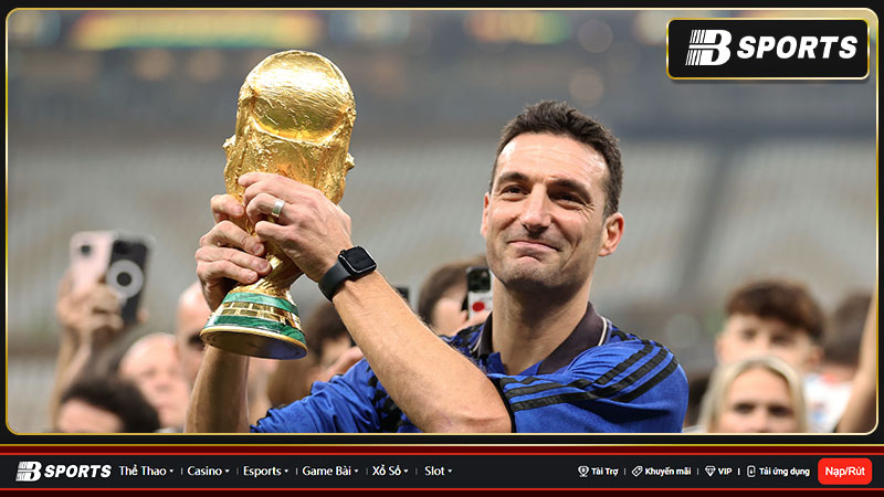 HLV Lionel Scaloni, nhà cầm quân trẻ nhất dẫn dắt đội tuyển Argentina vô địch World Cup 2022