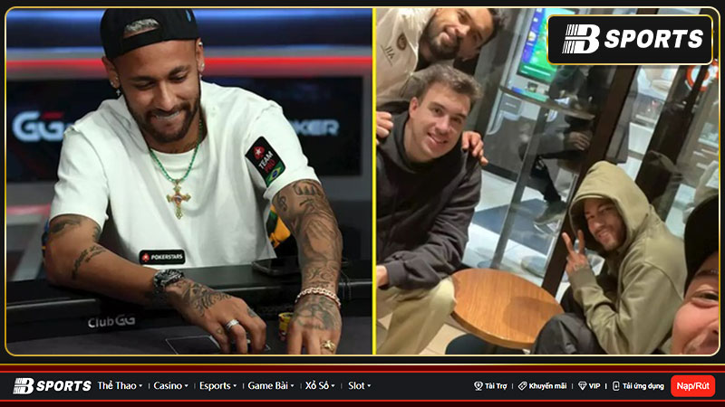 Không thể cấm Neymar chơi poker