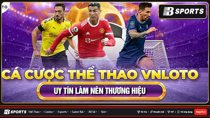 Đá bóng online vnloto - Cổng cá cược hấp dẫn