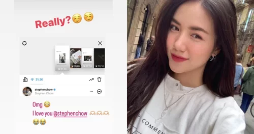 Nữ ca sĩ Phương Ly phấn khích khi được huyền thoại Châu Tinh Trì tương tác