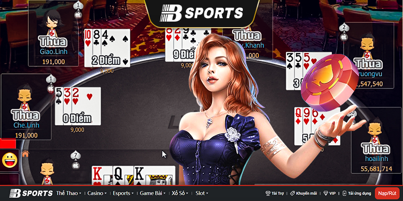 Đồ họa game đánh bài online hấp dẫn nhất