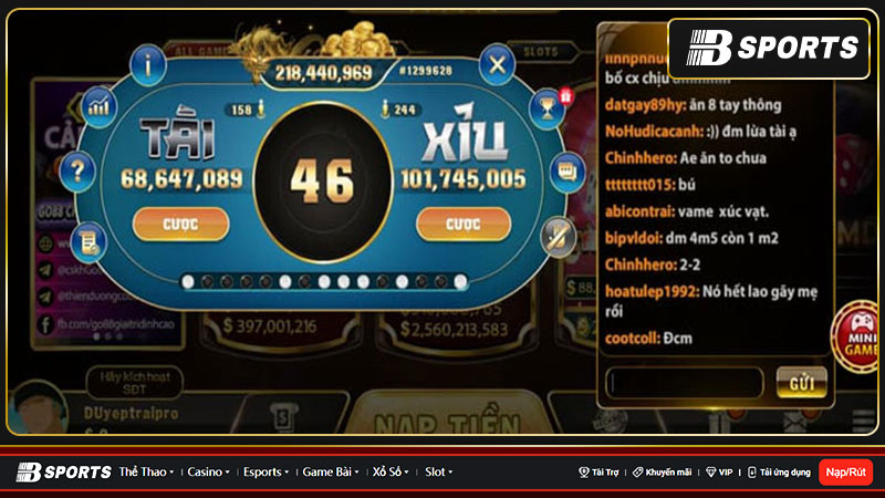 Hầu hết các cổng game đều có hệ thống kiểm soát khác biệt nhau