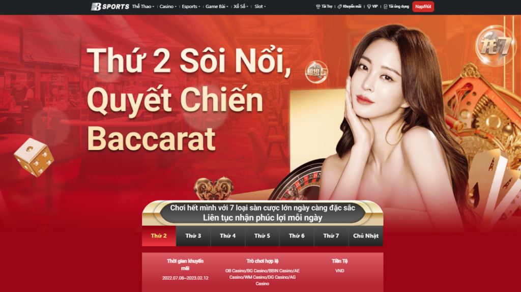 Nhiều khuyến mãi hấp dẫn tại casino online Bsports