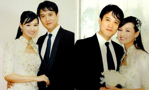 ảnh cưới của nữ diễn viên và chồng đại gia