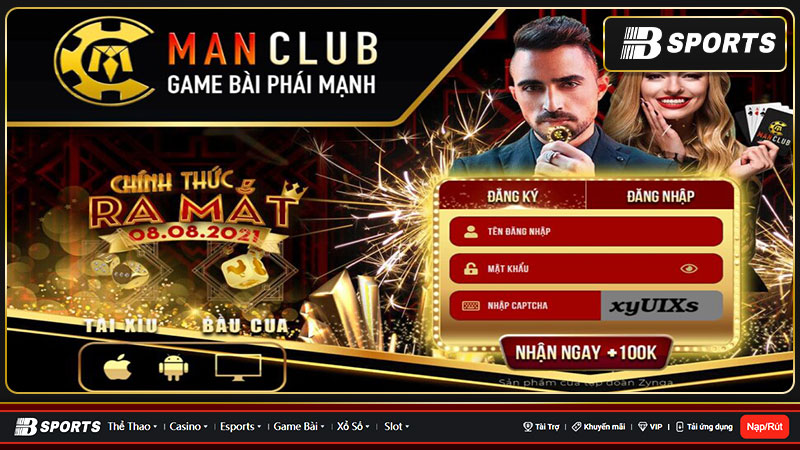 Tổng hợp khi game bài hấp dẫn, đa dạng của Man Club