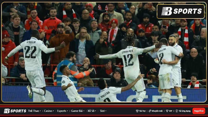 Cú đúp bàn thắng của Karim Benzema đã giúp đoàn quân của Carlo Ancelotti ấn định chiến thắng 5-2 cực kỳ thuyết phục