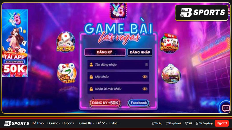 X8club - Hướng dẫn cách thức đăng ký và đăng nhập nhà cái