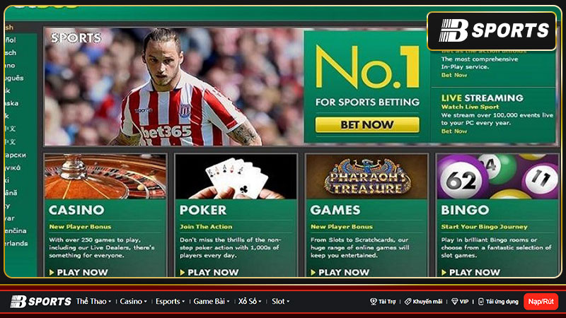 365bet - Sân cá cược hàng đầu Việt Nam
