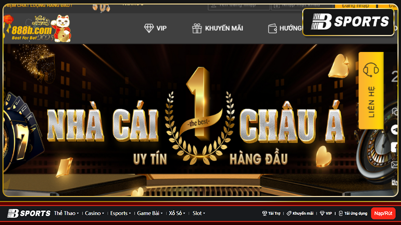 Sân chơi cá cược đổi thưởng 888b cực hấp dẫn và thu hút người chơi