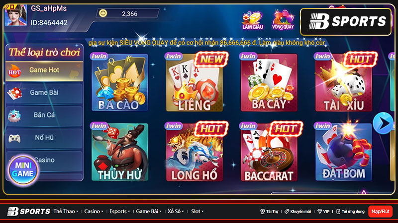 Tổng quan về cổng game cá cược, nổ hũ uy tín - 99vin
