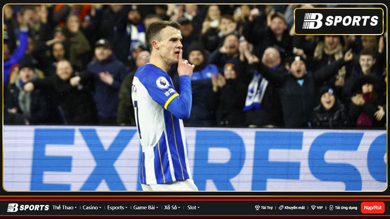 Brighton thắng Crystal Palace: 1-0 Premier League