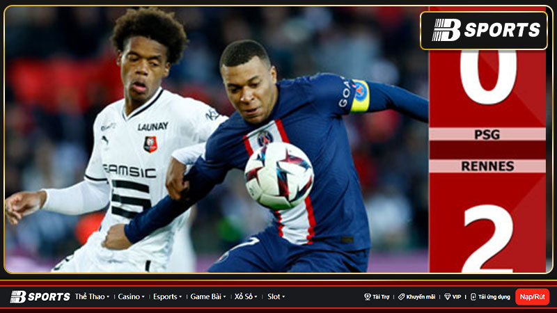 Việc PSG thua Rennes chứng tỏ đội bóng này đang phải trải qua một giai đoạn khó khăn