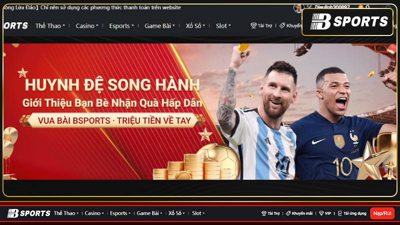 Bsports cổng game bắn cá ăn xu uy tín hàng đầu