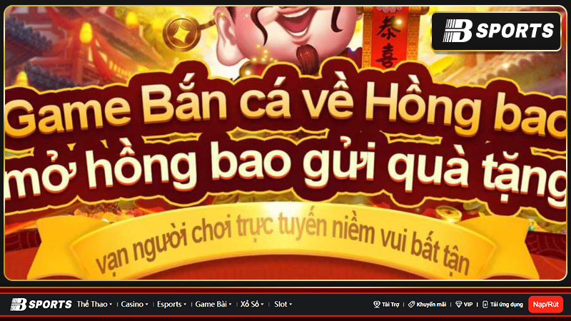 Bắn cá hồng bao trải nghiệm game bắn cá siêu hấp dẫn