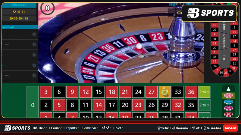 bàn roulette