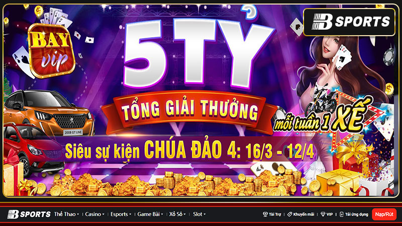 Bay vip - Cổng game nổ hũ đẳng cấp nhất châu Á 2023