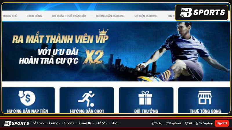 Nhà cái có phương thức gửi và rút tiền đa dạng