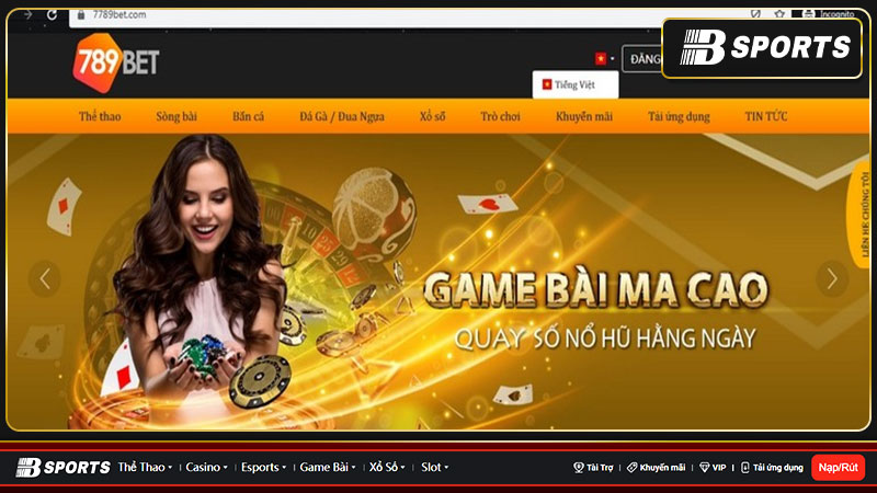 Hướng dẫn đăng nhập nhà cái 789 Bet nhanh nhất hiện nay