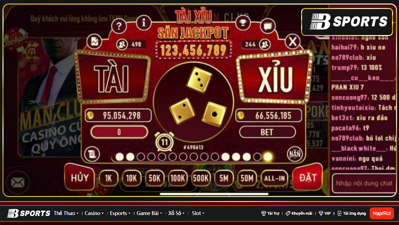 Cổng game Tài Xỉu Man Club hỗ trợ đổi thưởng xuyên lục địa