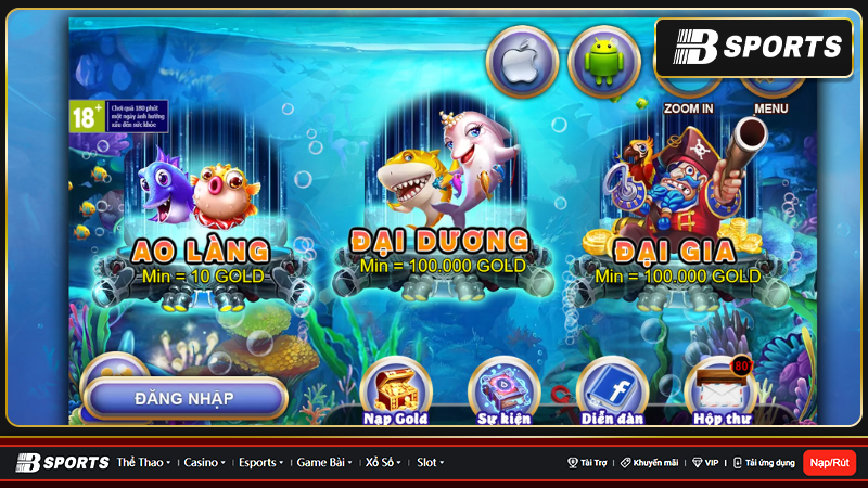 Slot game vui bắn cá đổi thưởng cao và hấp dẫn nhất