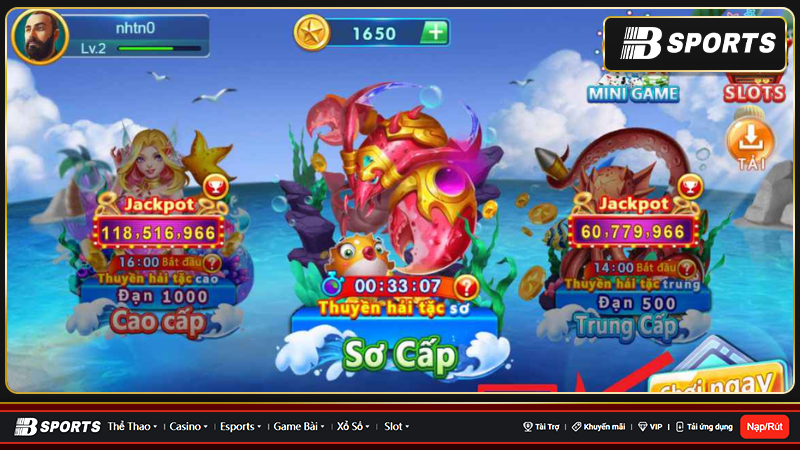 Hack bắn cá mang lại khoản tiền thưởng cực lớn cho người chơi