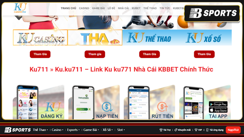 Những thông tin cơ bản về sảnh cá cược nhà cái ku711 casino