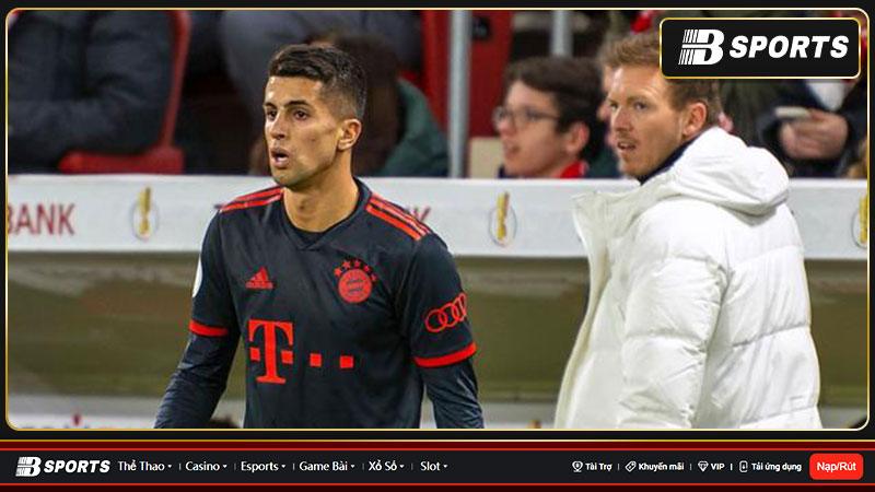 Phản ứng của Cancelo về tin HLV Nagelsmann bị sa thải