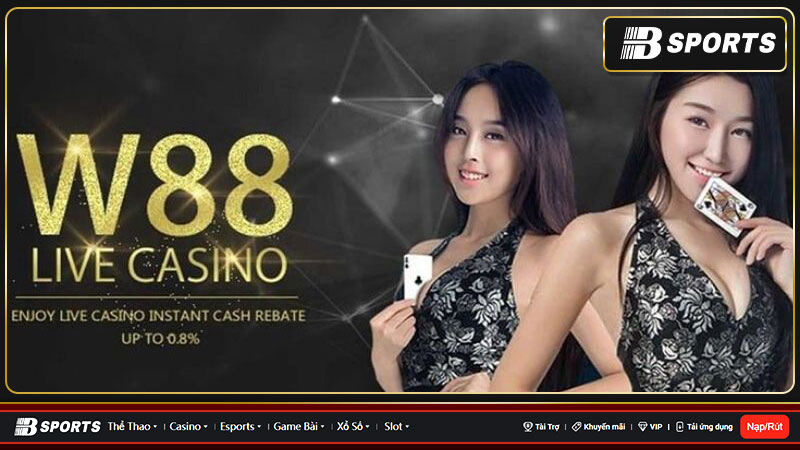 Truy cập đến trang web của cổng game cá cược W88 th2 