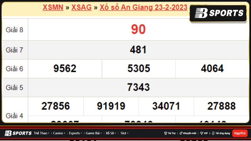 Xổ số An Giang