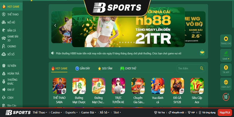 Giới thiệu về Hb88 casino