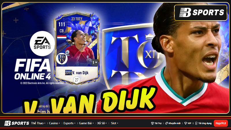 Van Dijk được nhiều người tin dùng