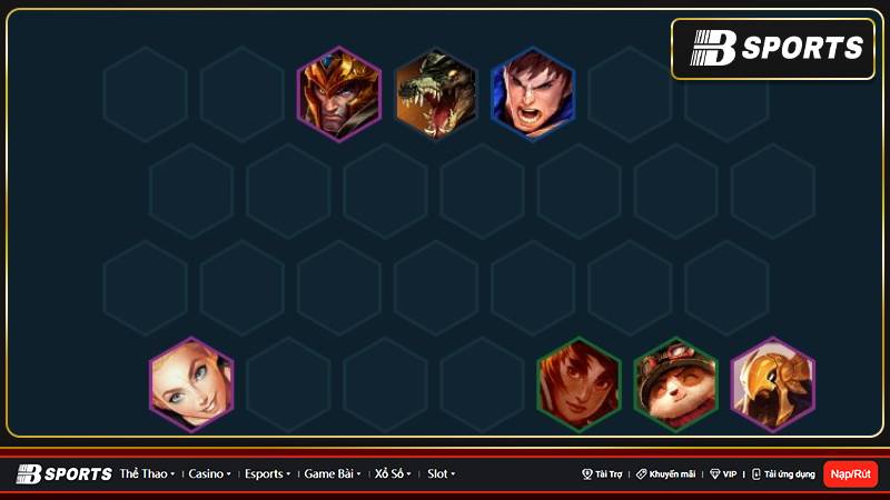 Giữa game đội hình DTCL Azir 