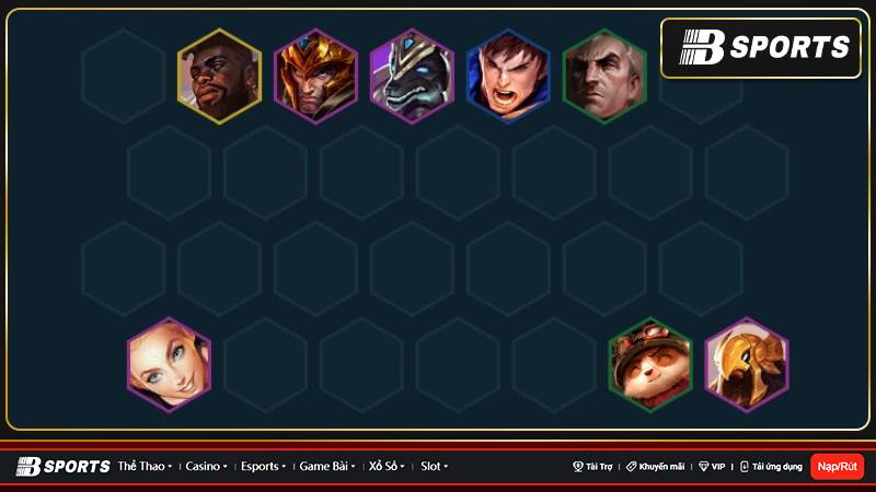 Cuối game đội hình DTCL Azir 