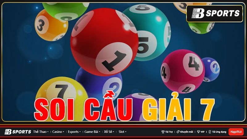 Soi cầu dựa theo giải 7